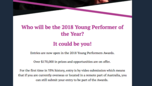 2018 YPA Entries Open